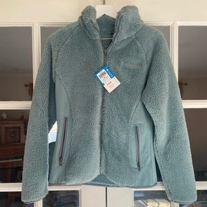 Light teal Columbia zip up